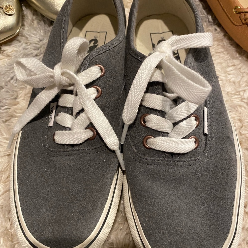Gray Suede Vans
